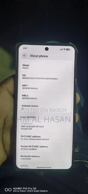 Google Pixel 8 128 GB Black