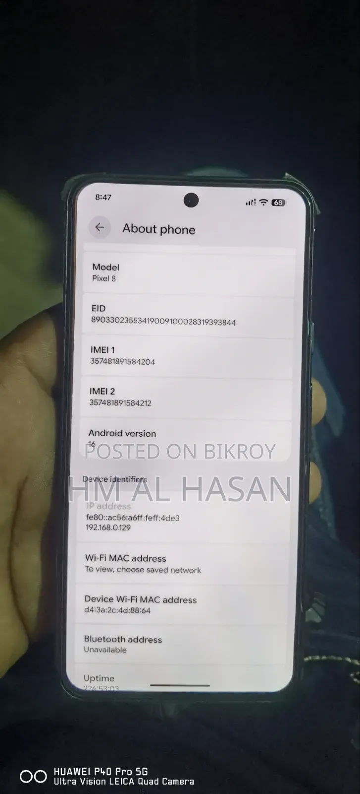 Google Pixel 8 128 GB Black