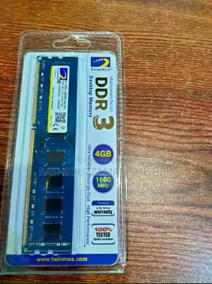Twinmos 4GB DDR3 Desktop RAM 1600MHz – Fully Working