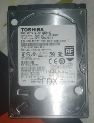 Toshiba 1TB HDD With 100% Health