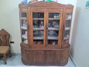 সেগুন কাঠের ওয়াল শোকেস