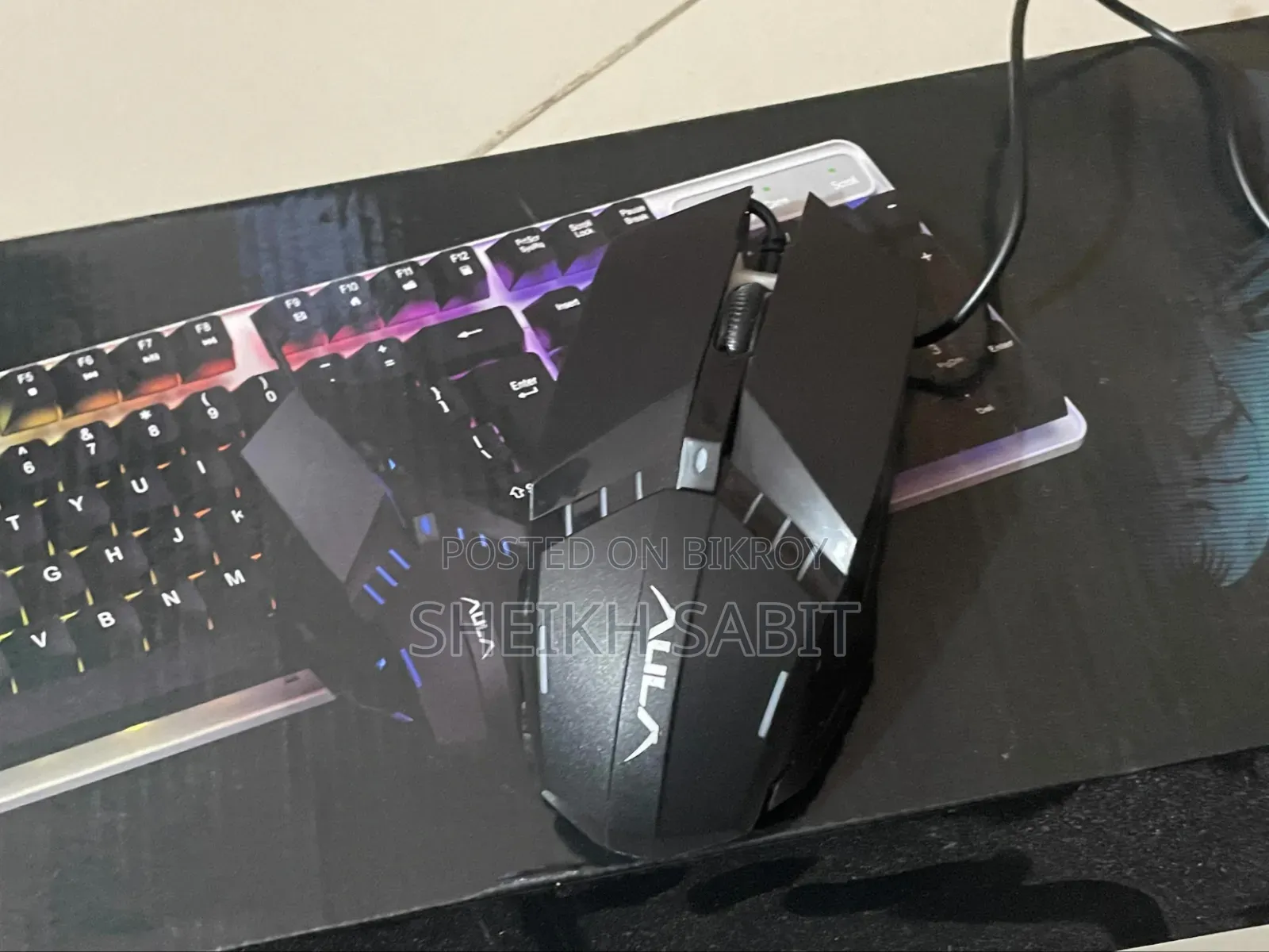 Aula F3061 Combo Keyboard Plus Mouse RGB Lighting (Brand New)