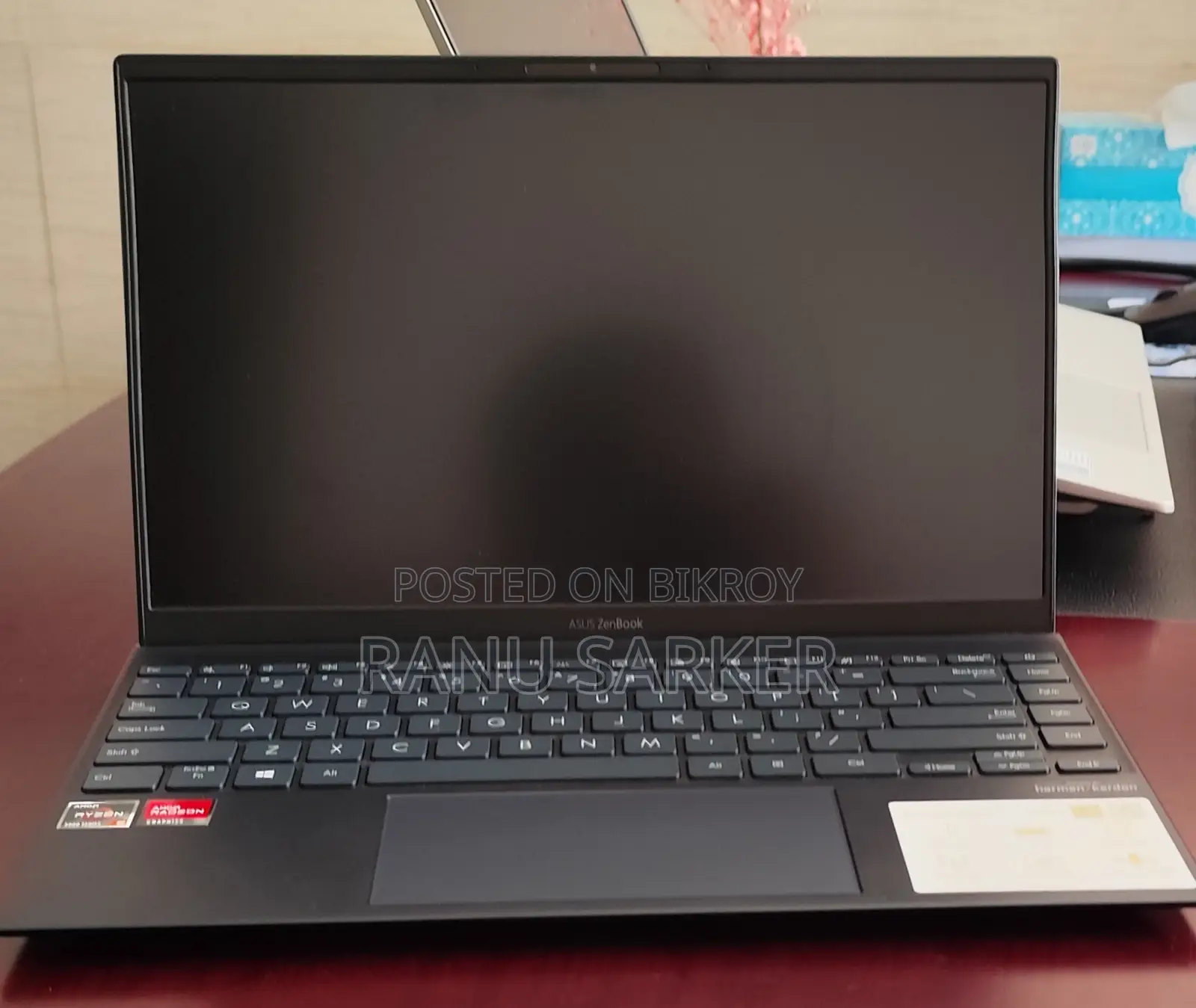 Laptop Asus Zenbook 14 UX434 8GB AMD Ryzen 5 SSHD+SSD 1T