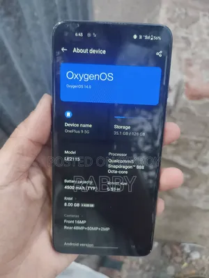 OnePlus 9 ১২৮ জিবি ব্ল্যাক