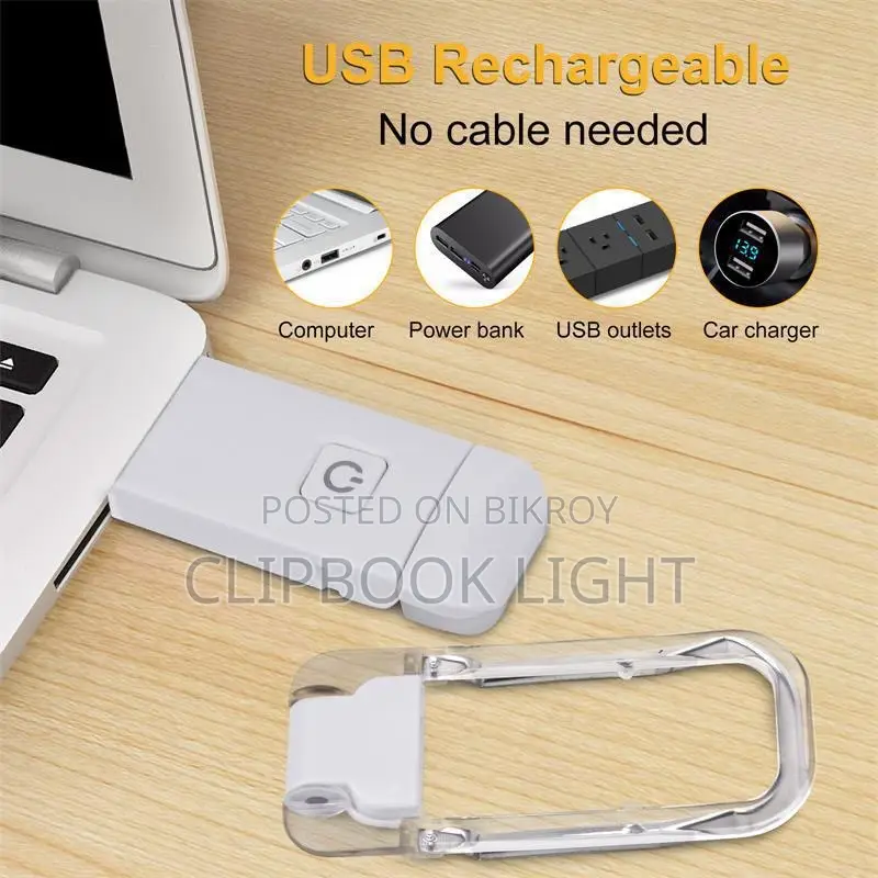 Portable Clip Book Light