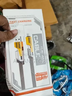 65W 4-in-1 Fast Charging Cable iPhone + Android + Type-C | Super Fast
