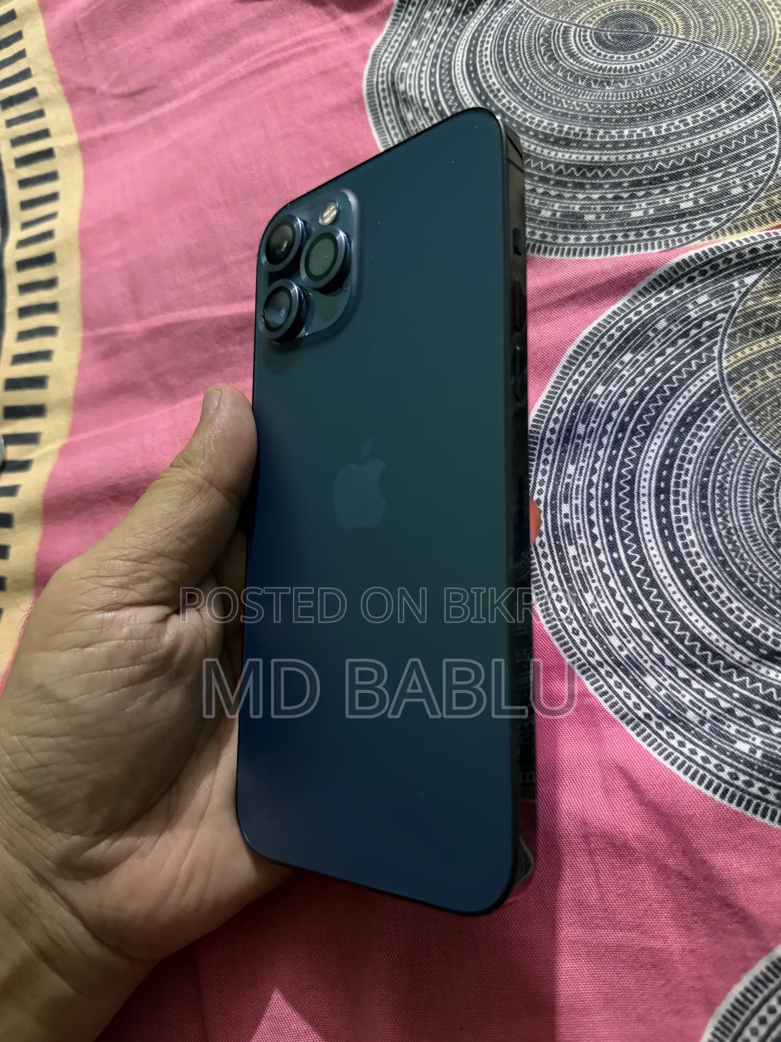 অ্যাপল আইফোন ১২ প্রো ম্যাক্স ২৫৬ জিবি ব্লু