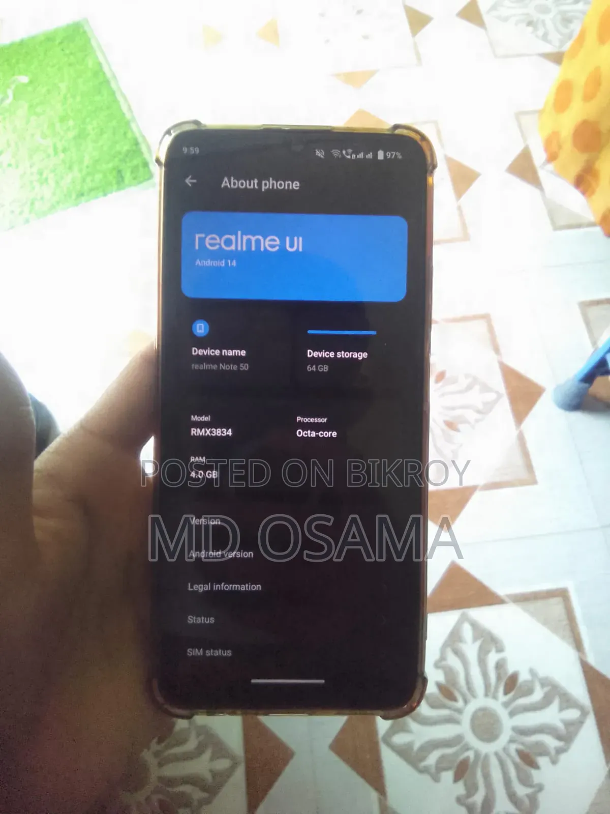 Realme Note 50 64 GB Black