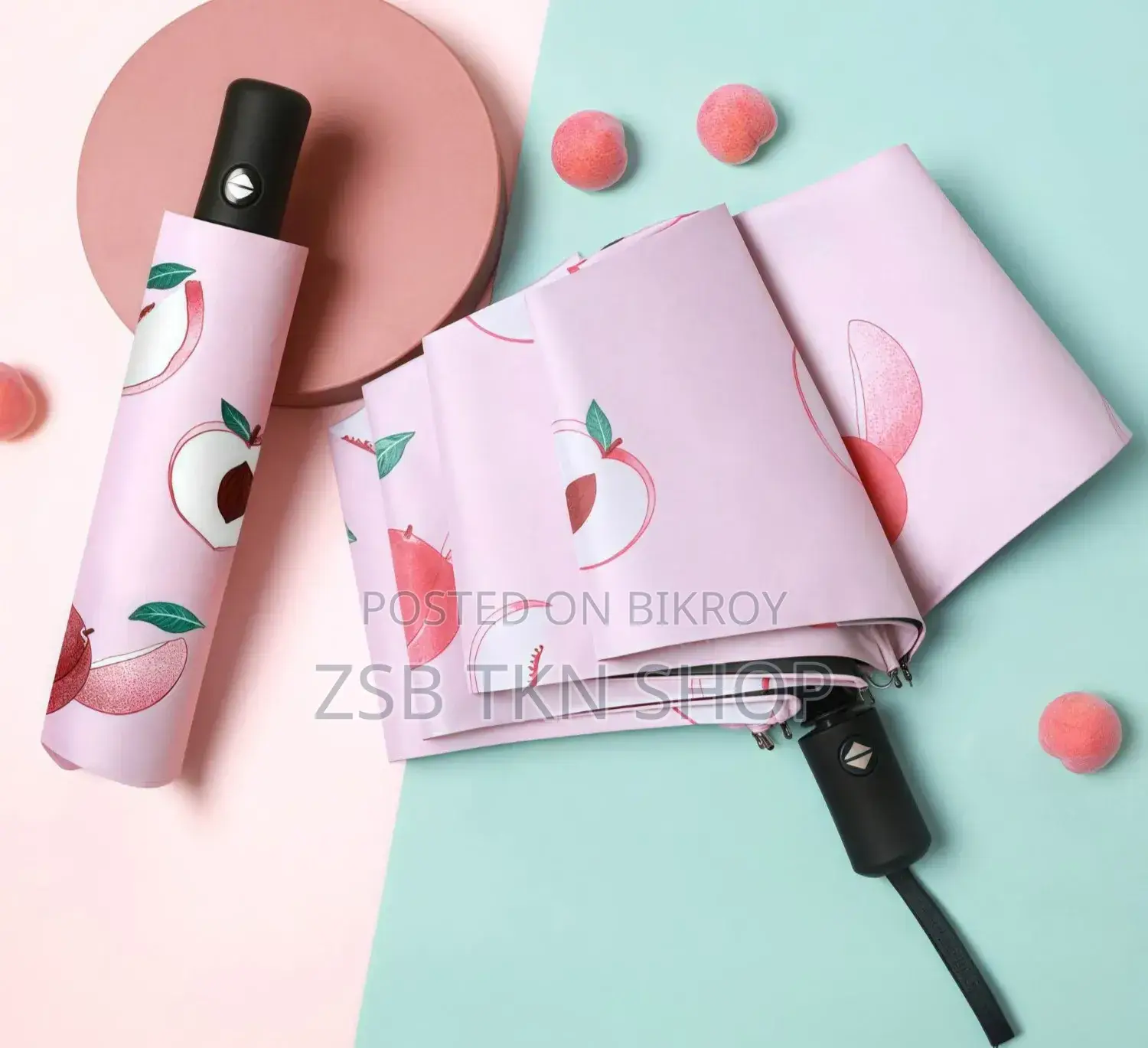 Fruit Series Compact Auto Umbrella – Cute, Lightweight & Stylish!