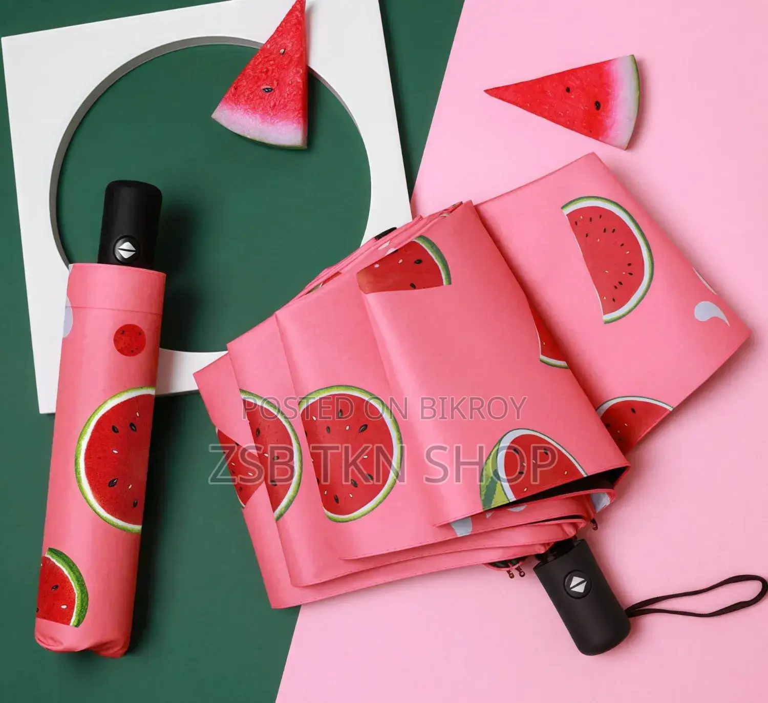 Fruit Series Compact Auto Umbrella – Cute, Lightweight & Stylish!