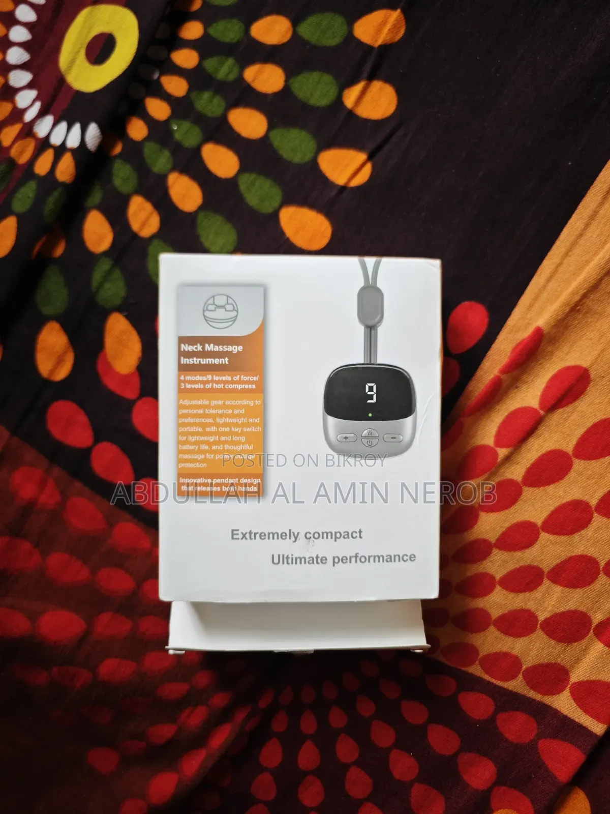 Smart Hanging Neck Massager Heating Tens Ems Pulse Necklace