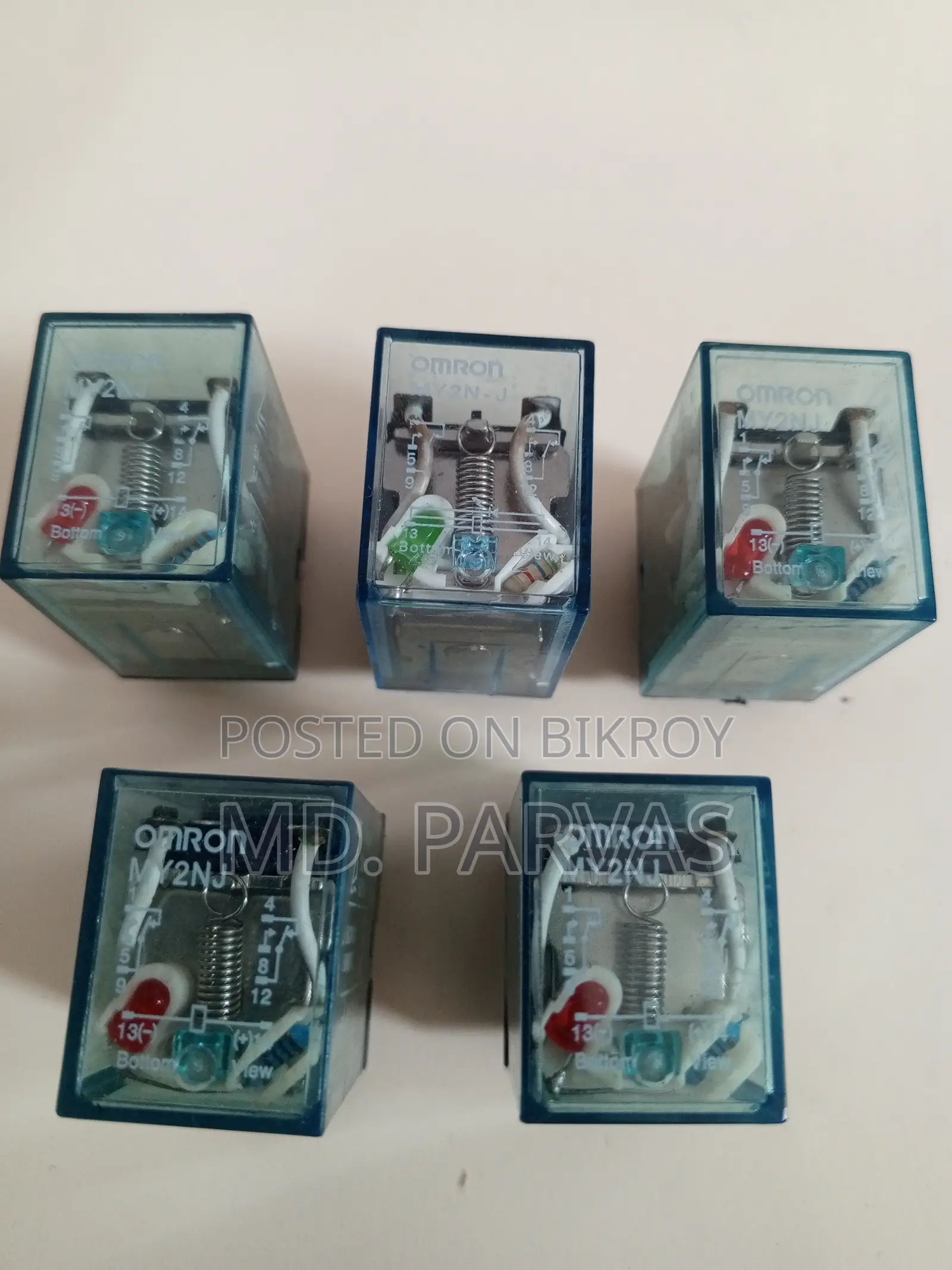 Omron My2nj 8pin Relay, 5a,240v Ac/ 5a, 28-80 v Dc Relay