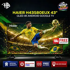 ঈদের পর সবচেয়ে বড় টিভি অফার! Haier 43" H43S80EUX QLED Google TV