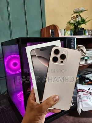 অ্যাপল আইফোন ১৬ প্রো ম্যাক্স ২৫৬ জিবি গোল্ড
