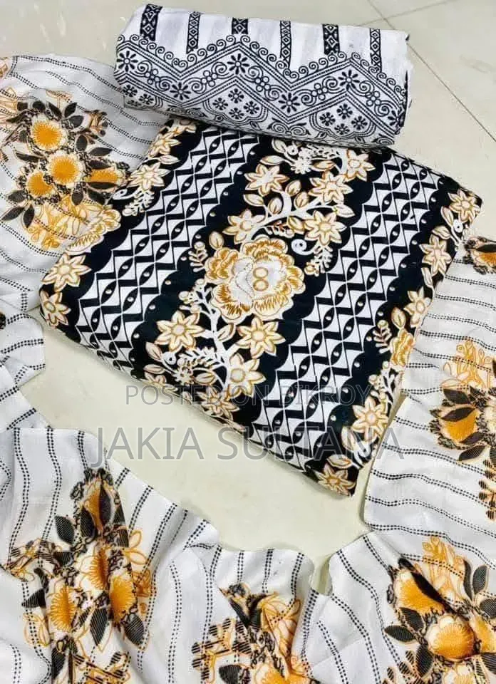 Exclusive Viscose Cotton and Printed Three-Piece Collection