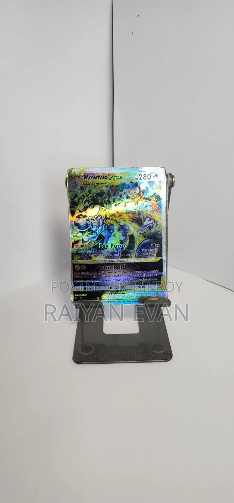 Pokemon Card Mewtwo Vstar Crown Zenith