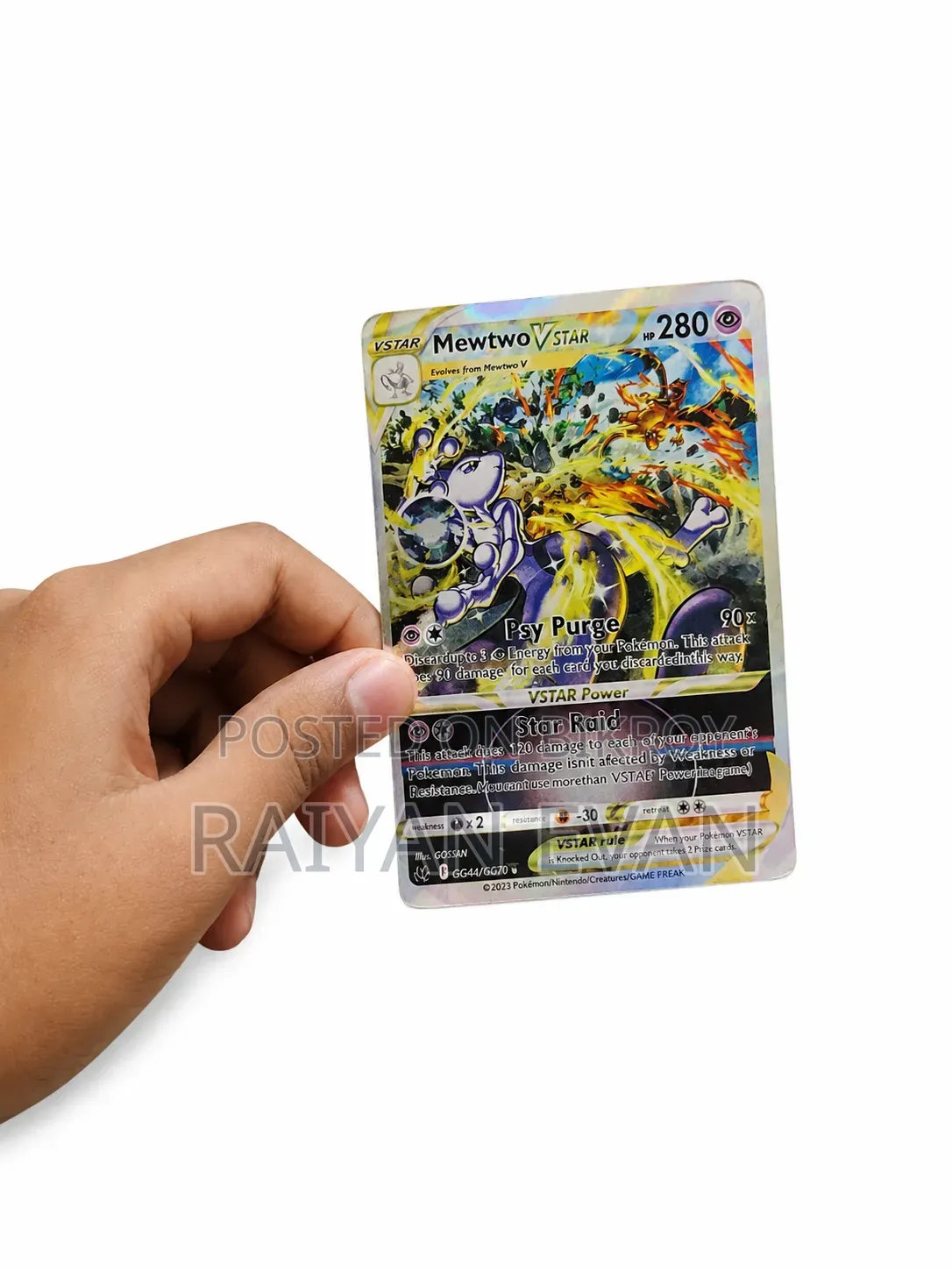 Pokemon Card Mewtwo Vstar Crown Zenith