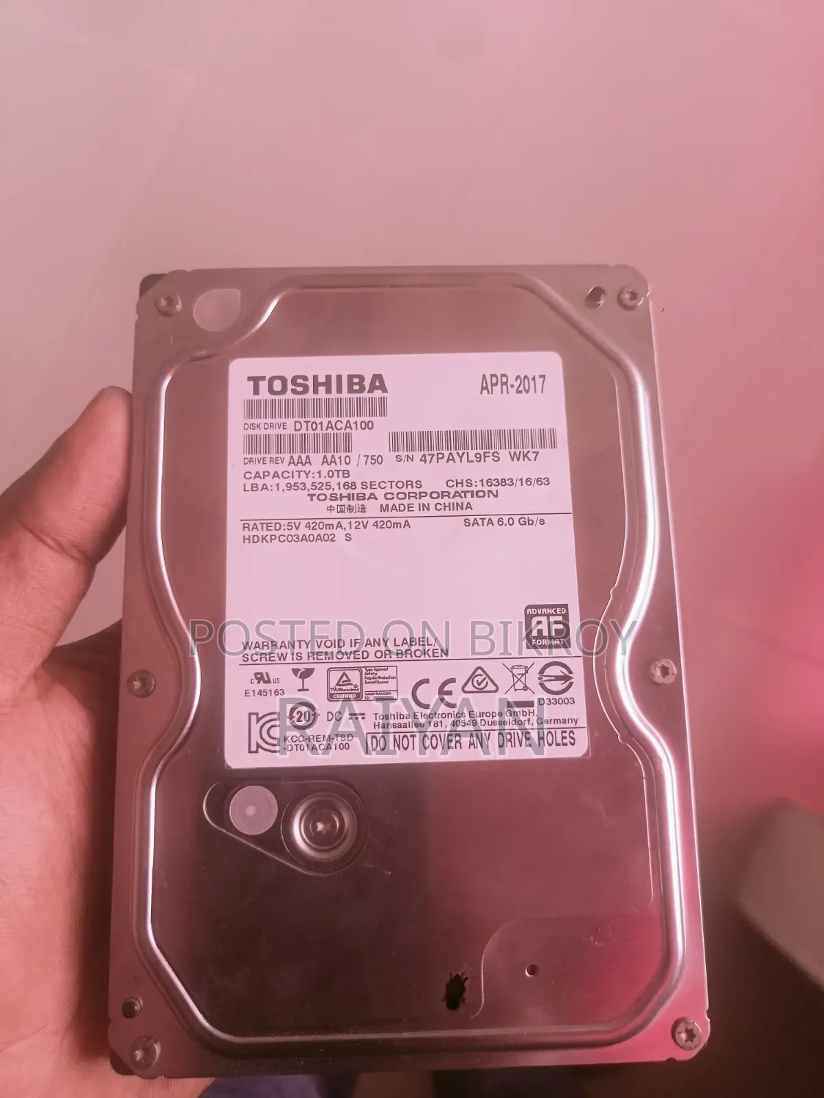 Harddisk 1tb
