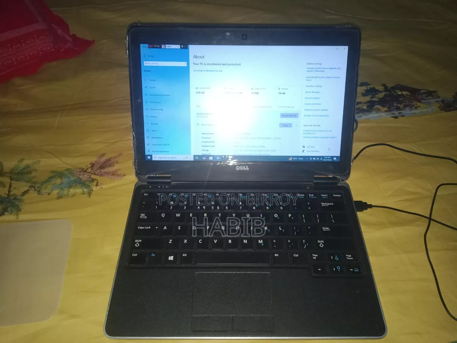 Laptop Dell Latitude E7240 8GB Intel Core I5 SSD 128GB