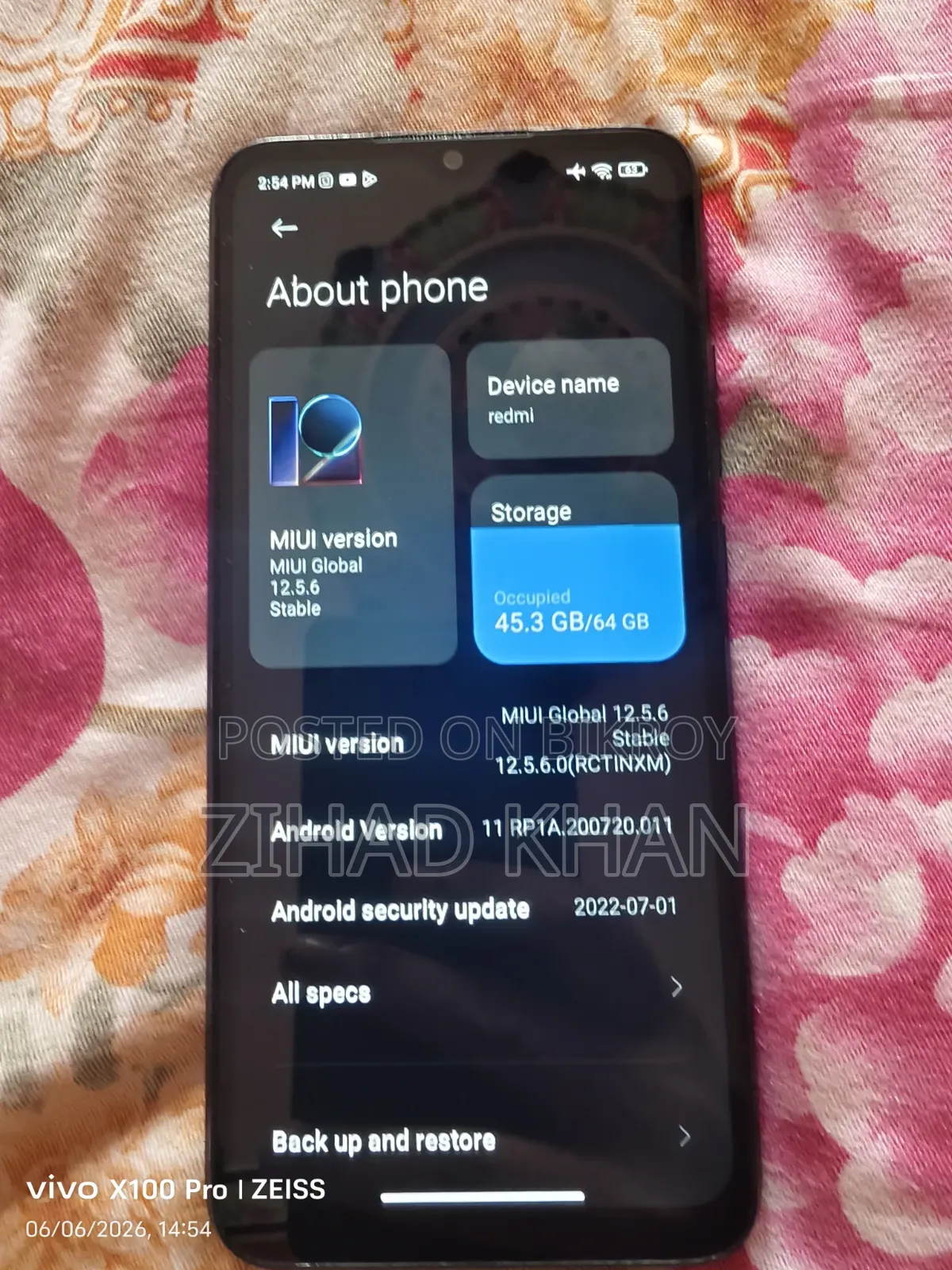 Xiaomi Redmi 9 Activ 64 GB Black