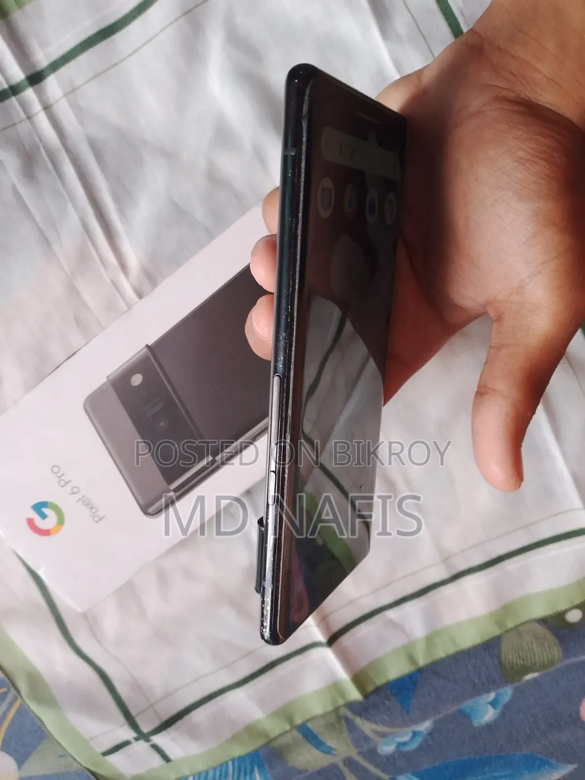 গুগল পিক্সেল ৬ প্রো ১২৮ জিবি ব্ল্যাক
