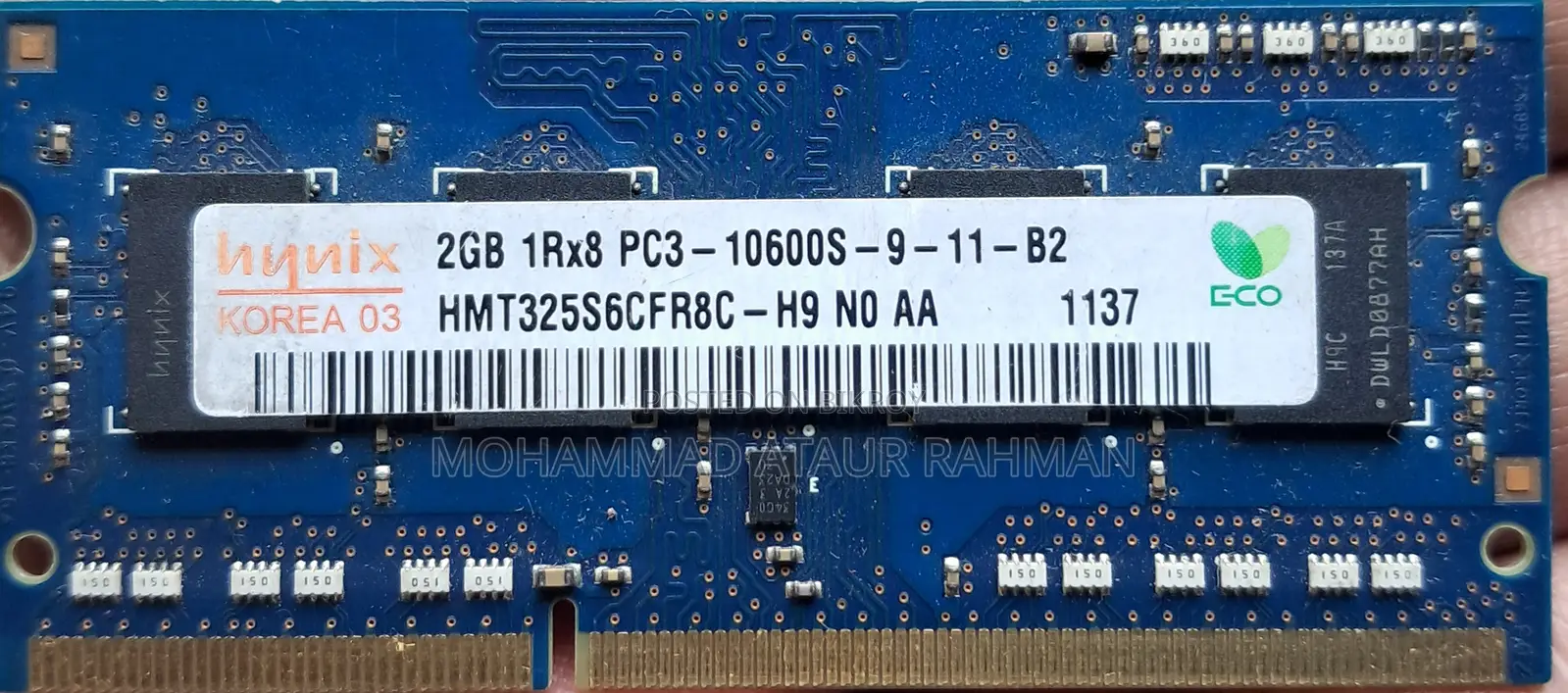 RAM DDR3 2 GB