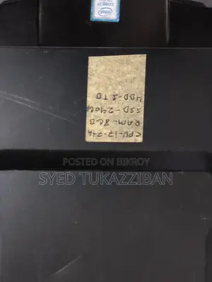 ডেস্কটপ কম্পিউটার এমএসআই মডেল ৮ জিবি ইন্টেল কোর আই৭ এইচডিডি ১টিবি