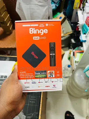 Binge UHD Android TV Box (16GB RAM / 256GB ROM)