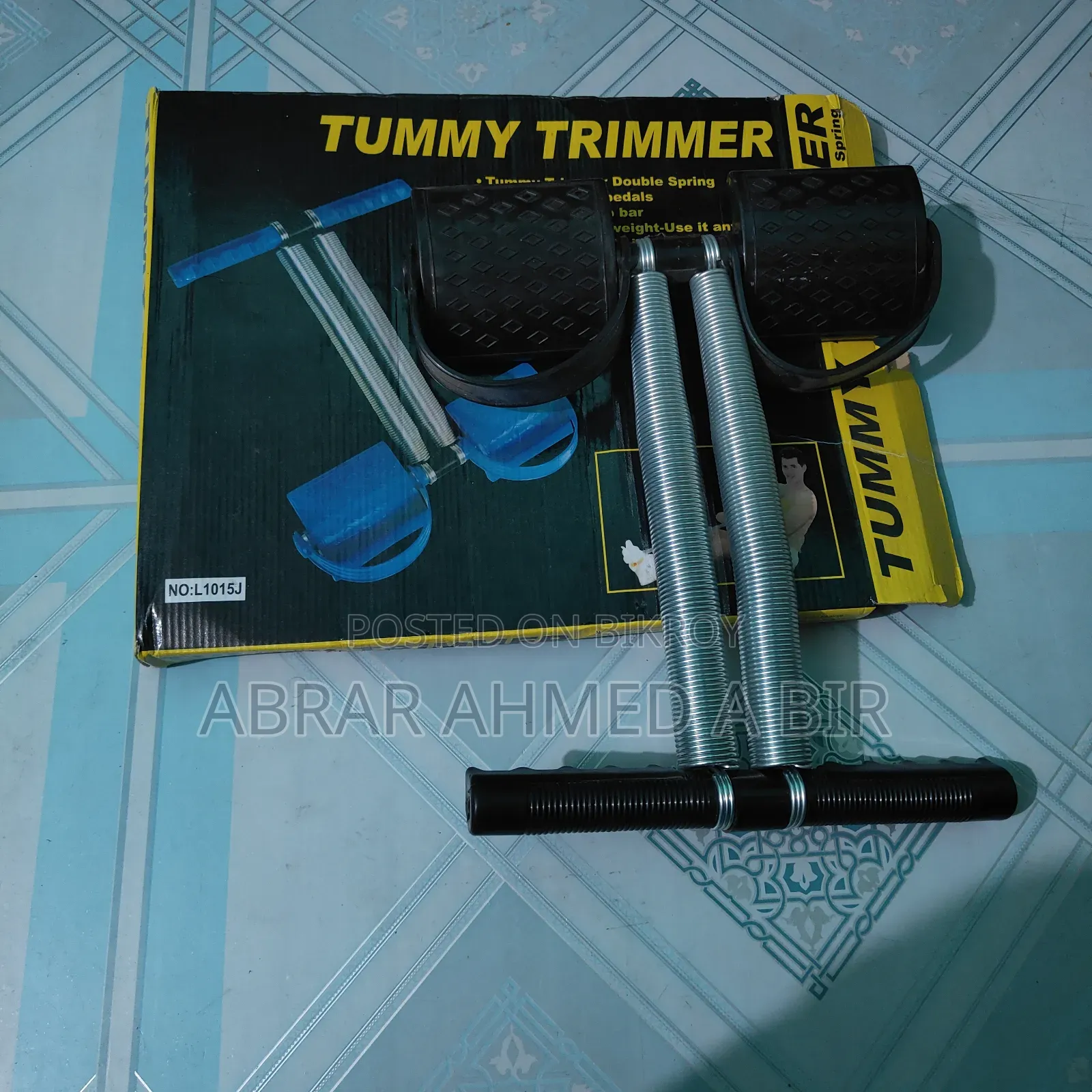 Tummy Trimmer Double Spring Contoured Foot Pedals