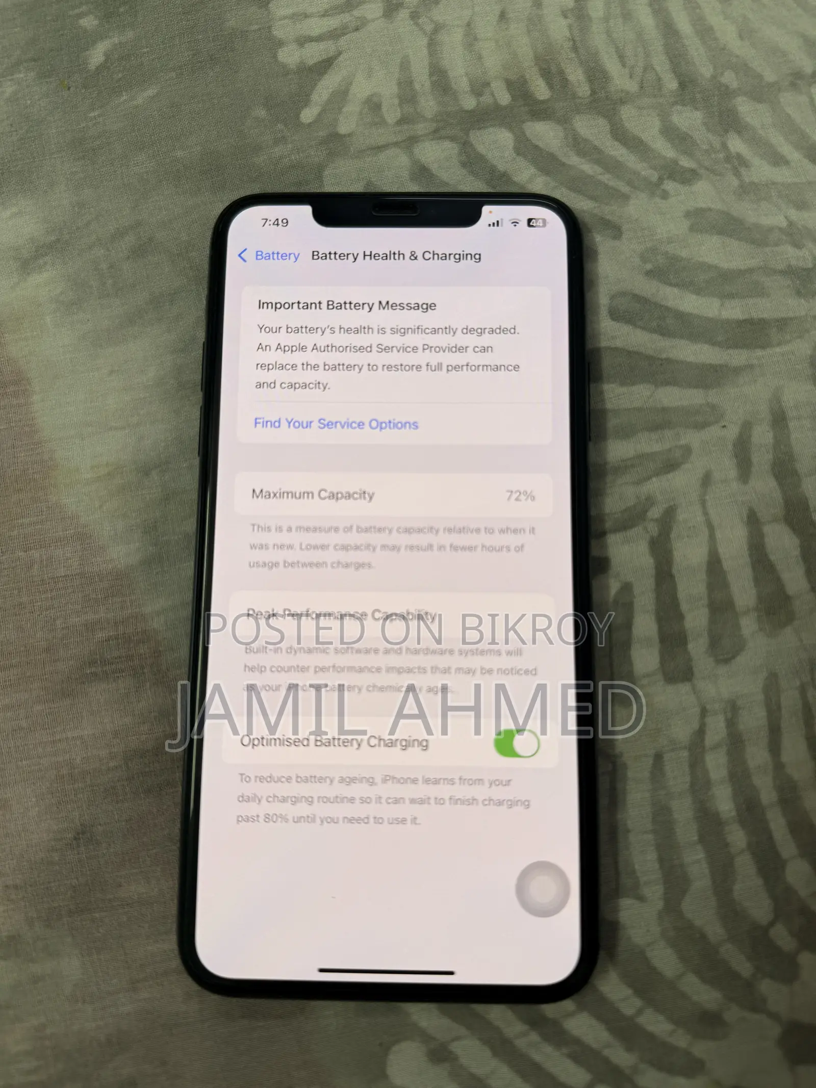 Apple iPhone 11 Pro Max 64 GB Green