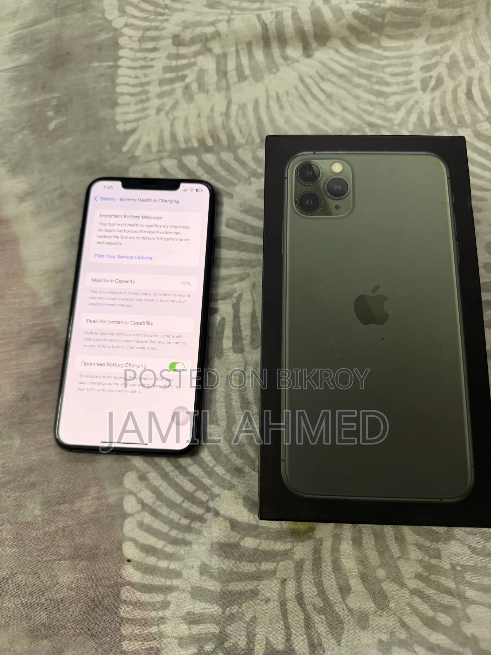 Apple iPhone 11 Pro Max 64 GB Green