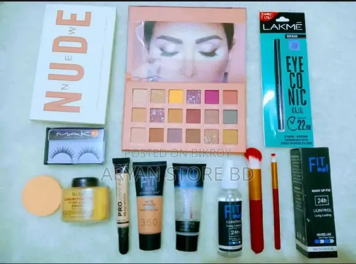 Original Lakme + Nude Makeup Combo Set | Aryan Store Bd