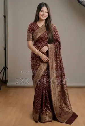 Japani Silk Sharee With Blouse Piece