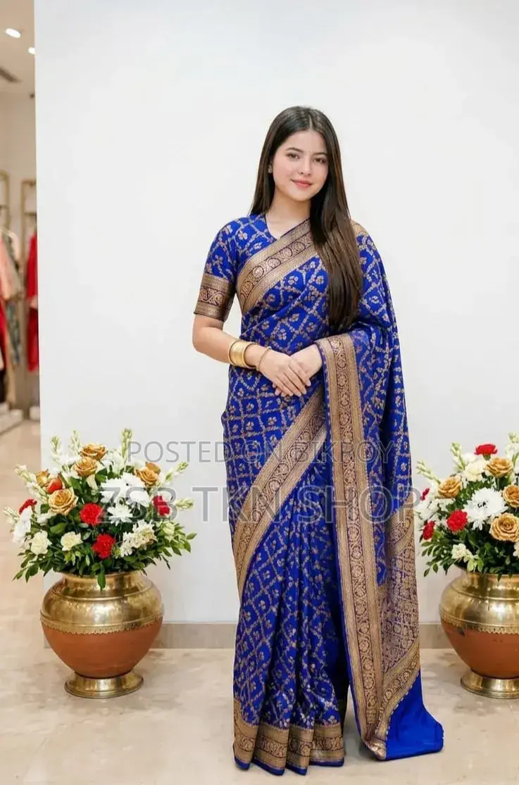 Japani Silk Sharee With Blouse Piece