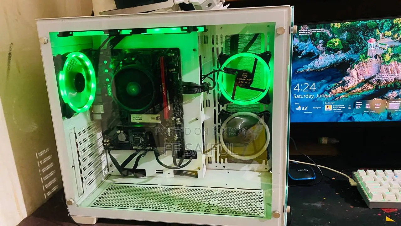 Desktop Computer Gigabyte GA-H110MSTX-HD3-ZK 16GB AMD SSD 500GB