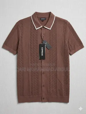 Knit Polo Shirt 100% Export Original Product
