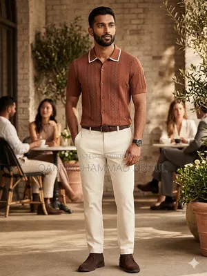 Knit Polo Shirt 100% Export Original Product