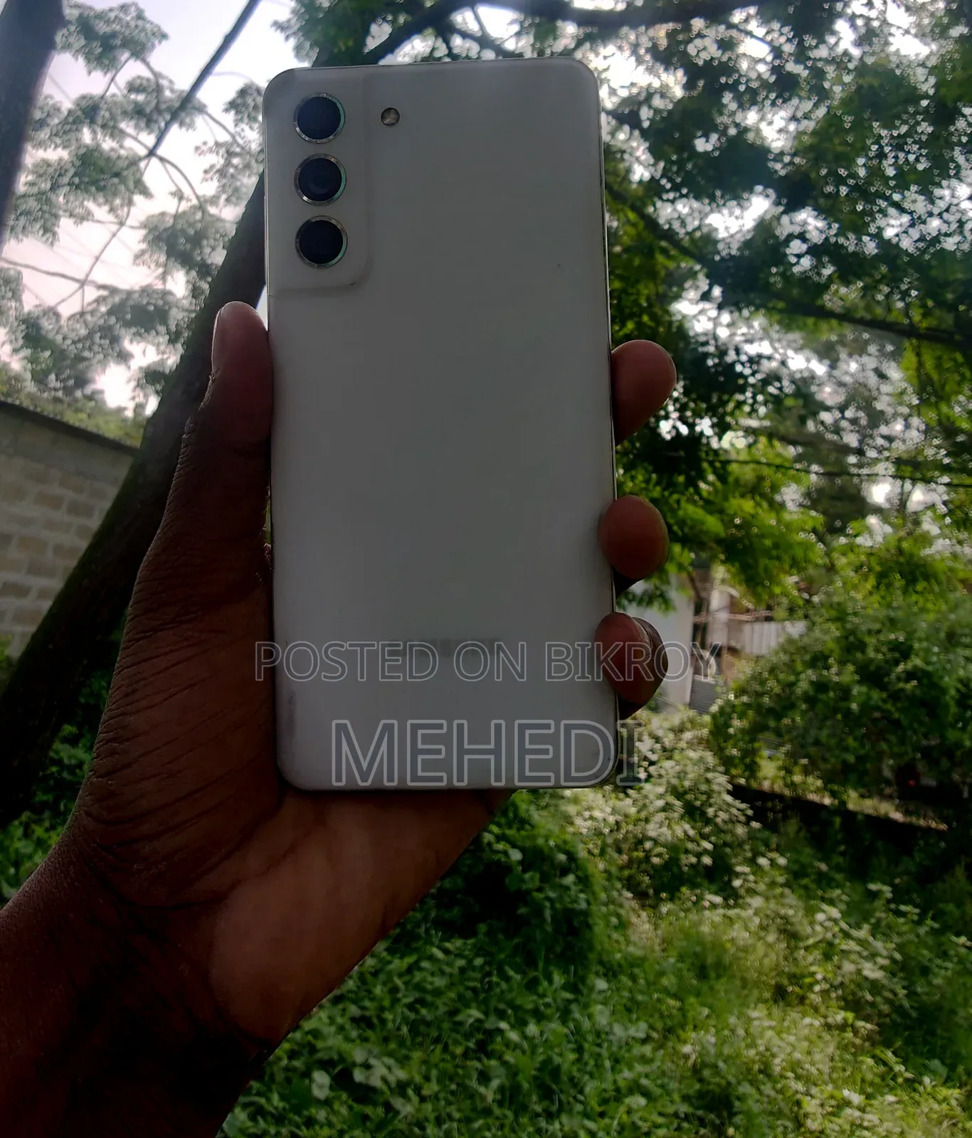 স্যামসাং গ্যালাক্সি এস২১ এফই ৫জি ১২৮ জিবি সাদা