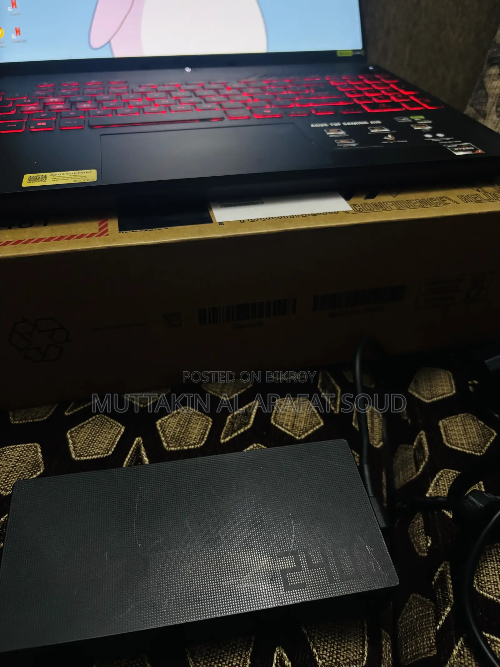 ল্যাপটপ Asus TUF Gaming A16 ১৬জিবি র‍্যাম AMD Ryzen 7 হার্ড ডিস্ক ড্রাইভ + সলিড স্টেট ড্রাইভ ১ টেরাবাইট