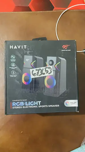 Havit Sk201 RGB Stereo Gaming Usb Speaker