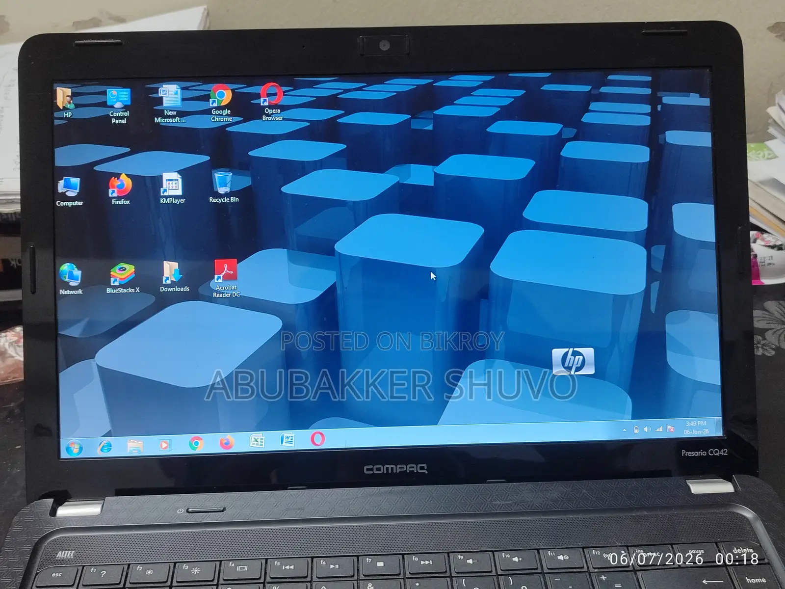 Laptop Compaq 4GB Intel Core M3 HDD 320GB