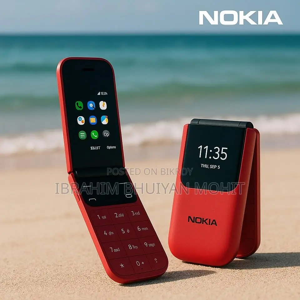 New Nokia 2720 Flip 512 GB Black