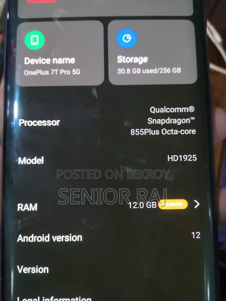 OnePlus 7T Pro 256 GB Black