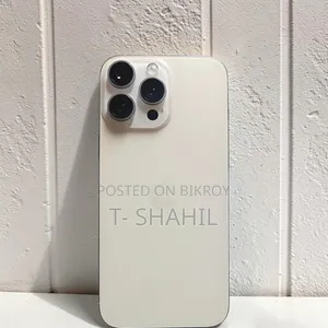 অ্যাপল আইফোন ১৬ প্রো ম্যাক্স ১ টিবি হোয়াইট