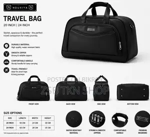 Nouxiya Premium Travel Duffel Bag 20 Inch
