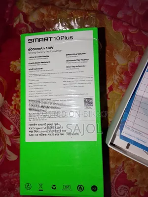 New Infinix Smart 10 Plus 128 GB Black