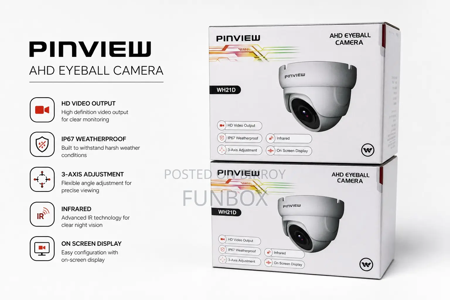 New Walton HD Dome Camera WH21D 2MP 15% Off Real HD Camera