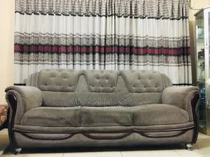 4-Piece Grey Sofa Set (3+2+1+1 Seater) – Good Condition
