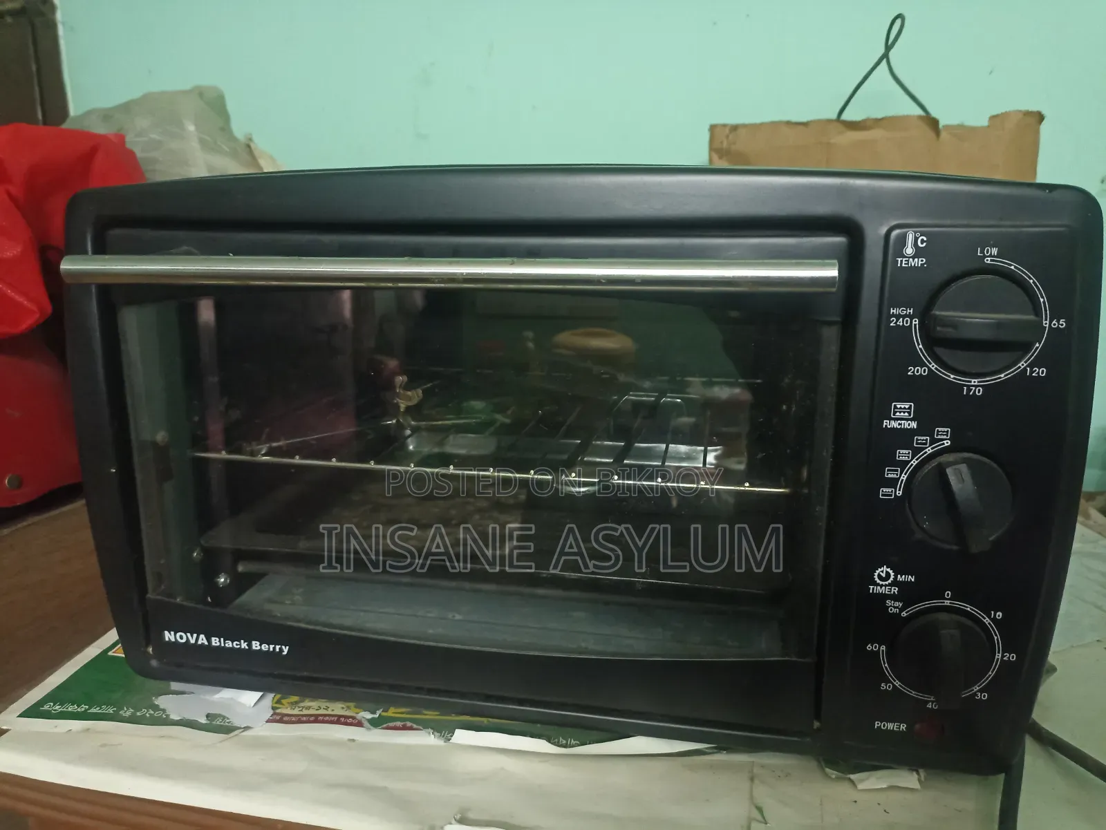নোভা ব্ল্যাক বেরি ইলেকট্রিক ওভেন