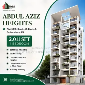 4-bedroom Apartment in Mybd Abdul Aziz, Basundhara for sale